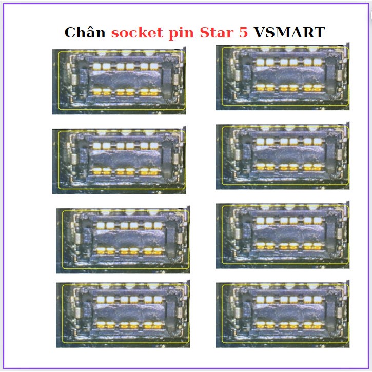 Chân socket pin trên main star 5 vsmart | Shopee Việt Nam