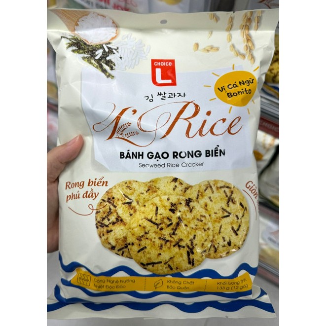Bánh gạo rong biển Choice L 133g | Shopee Việt Nam