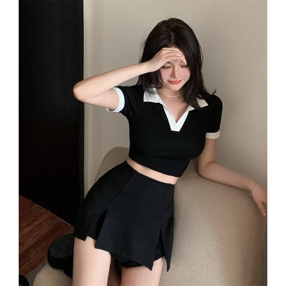 Áo Thun Cổ Bẻ Bigsize Áo Kiểu PoLo Nữ Chất Thun Borib Lên Phom Tôn Dáng Tôn Eo MÃ A41