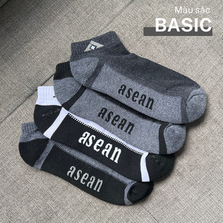 Vớ Tất Nam Cổ Ngắn Xù Dày Asean T&T SOCKS Thoáng Khí Êm Ái  - NAM001
