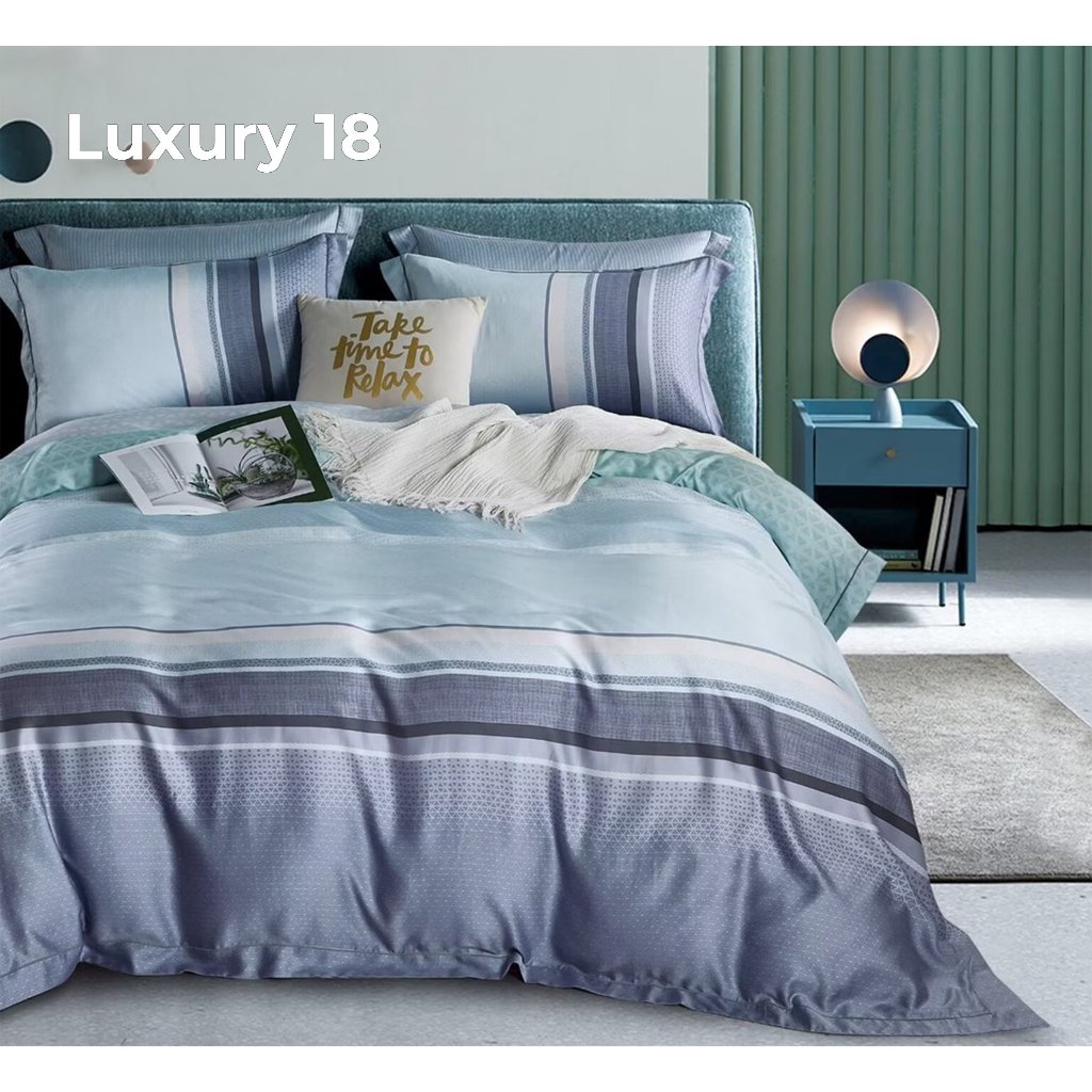 Ảnh Bộ Drap 5 Món Kèm Mền Microfiber Aroma Luxury- Vải Mát Tencel Loại 2 3