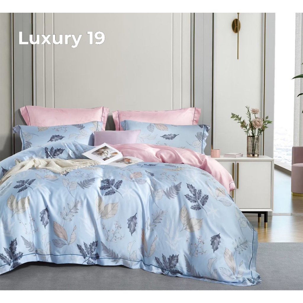 Ảnh Bộ Drap 5 Món Kèm Mền Microfiber Aroma Luxury- Vải Mát Tencel Loại 2 2