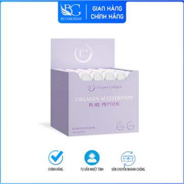 Nước uống Elegant Collagen Acceleration Pure Peptide10.000mg collagen cá (30 ống) – Thụy Điển