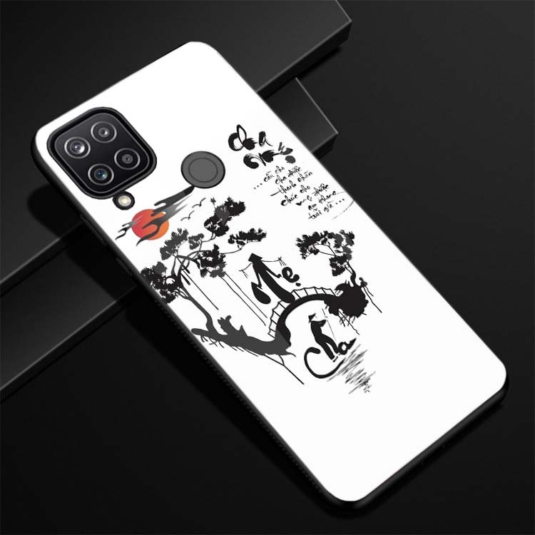 Ốp Lưng REALME C12, C15, C20, C21, C21Y, C25, C25S, C25Y Mặt Lưng Kính Cao Cấp, Chống Sốc, Hàng Mới