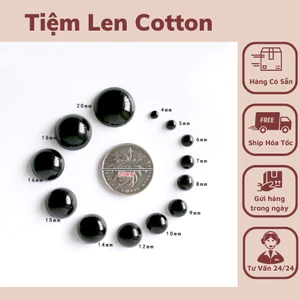 Mắt thú dán nhiều size ( 20 cái)