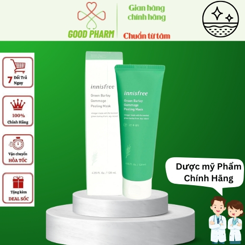 [Chính Hãng] Mặt nạ tẩy tế bào da chết Innisfree từ lúa mạch xanh ...