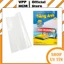 Bìa bao kiếng BỌC SÁCH TIẾNG ANH Bình Tân khổ dài 28.2cm Cho Sách I-Learn Smart Start