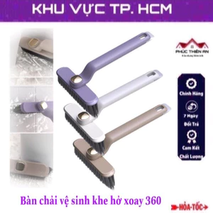 Bàn chải vệ sinh có tay cầm cọ góc tường, khe hẹp, xoay 360 độ - tiện dụng, đa năng