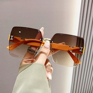 Kính mắt râm mát thời trang nữ nam vuông to hottrend sang chảnh chống tia bức xạ bảo vệ mắt chụp ảnh đẹp 337  Hanaso