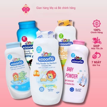 Phấn Rôm Kodomo Thái Lan 50g 160g 350g Phấn Thơm Cho Bé Hương Dịu Nhẹ Hỗ Trợ Giữ Da Khô Ráo