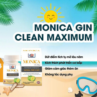 Viên Uống Gi.ảm C.ân Đ.ốt M.ỡ S.iết C.ơ Tan Mỡ Cấp Tốc Gin Clean Maximum Strength 30 Viên Chính Hãng Mỹ.