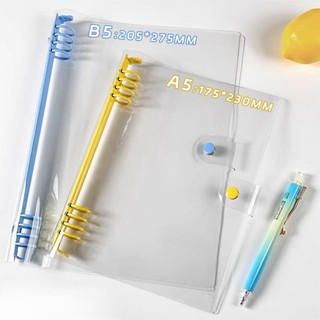 Planner Trong Suốt 8 Lỗ – A5/B5 – Kèm Giấy Màu A5/B5 – Sổ Còng Binder