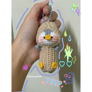 móc khoá len cánh cụt Fakenut faker peanut T1 liên quân lol lck | sản phẩm thủ công |