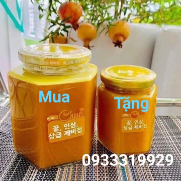 Sâm nghệ mật ong Mamachue, sâm, mật ong Hàn Quốc Mua lọ 500ml tặng lọ 200ml