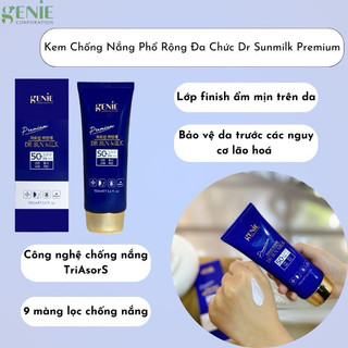 Kem Chống Nắng Phổ Rộng Đa Chức Năng Dr Sunmilk Premium Genie SPF 50 PA+++ CHÍNH HÃNG Hàn Quốc