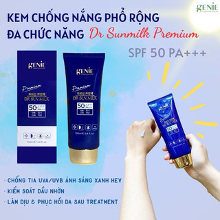 Kem Chống Nắng Phổ Rộng Đa Chức Năng Dr Sunmilk Premium Genie SPF 50 PA+++ CHÍNH HÃNG Hàn Quốc