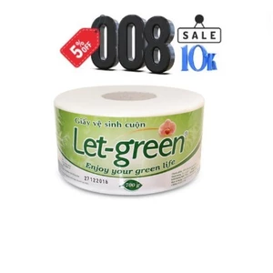 GIẤY VỆ SINH CUỘN LET-GREEN 700G