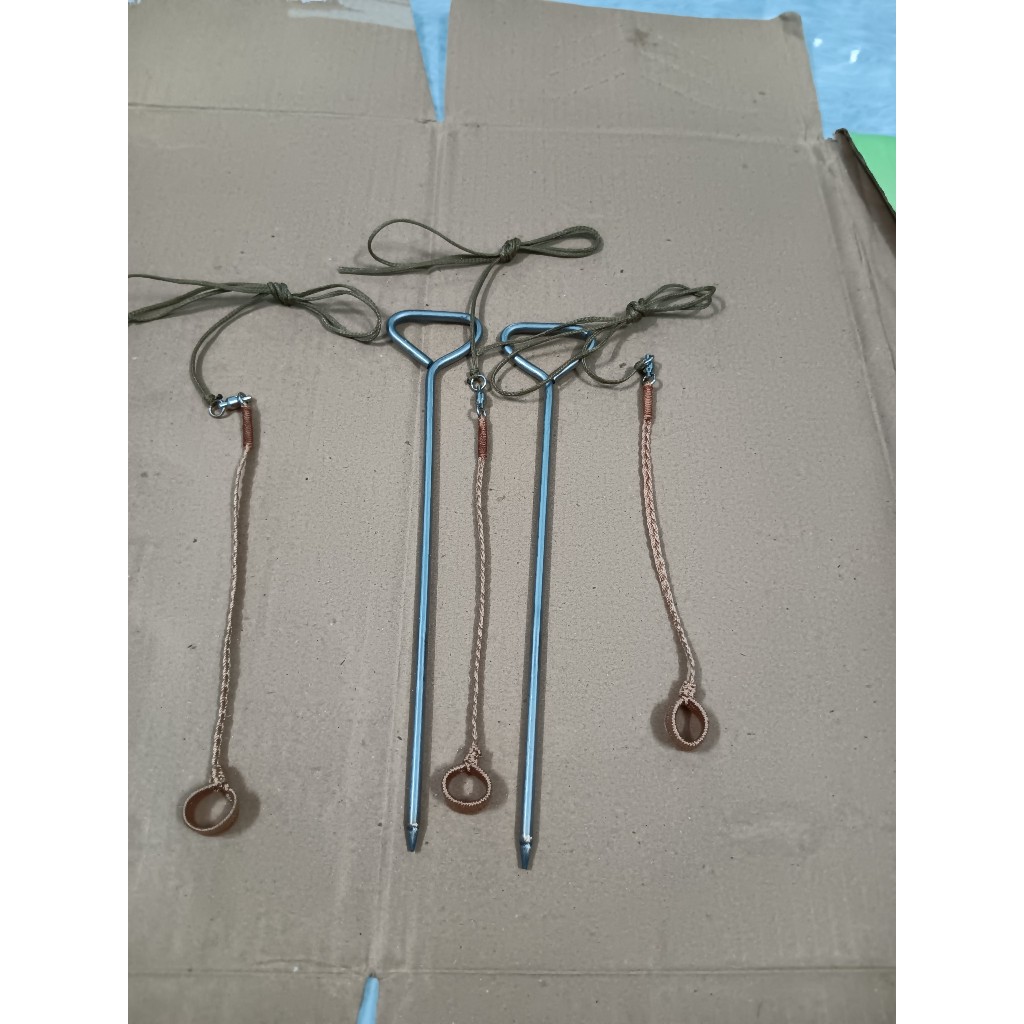 combo 3 xích gà 2 cọc cắm gà ( xích gà rừng , gà tre  , gà mồi , gà cảnh ) hàng đan thủ công