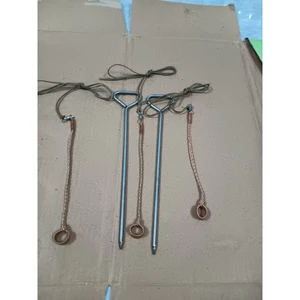 combo 3 xích gà 2 cọc cắm gà ( xích gà rừng , gà tre , gà mồi , gà cảnh ) hàng đan thủ công