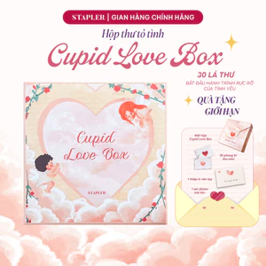 Set Quà Handmade DIY Hộp Thư Tình Yêu Cupid Love Box, Lá Thư Mini Love Letter cho Cặp Đôi, Lá Thư Tình Yêu