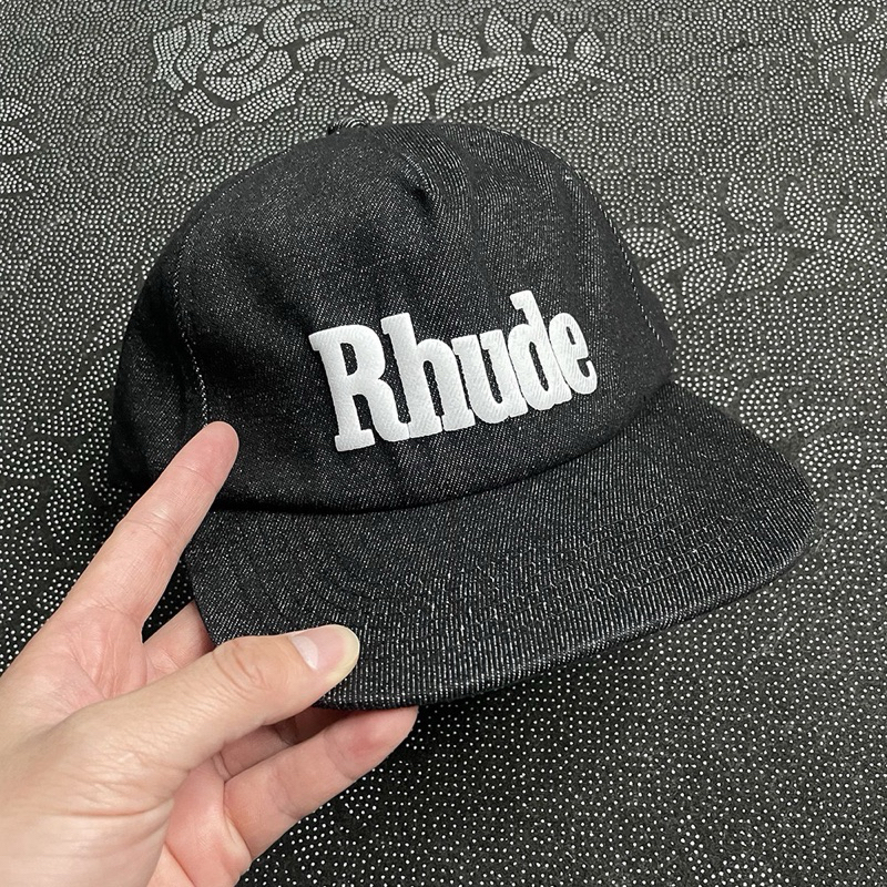 Mũ Lưỡi Trai RHUDE Đen Logo RHUDE 2024 - Snapback RHUDE Hat/ Nón ...