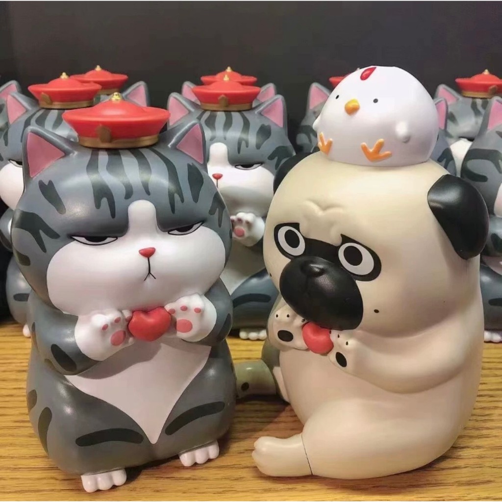 Bình nước mèo hoàng thượng và cún bull chính hãng ZincGroup ( mới 100