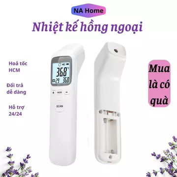 Nhiệt kế điện tử hồng ngoại CKT-1803 Na Home cảm ứng đo trán đa năng dụng cụ đo nhiệt độ cho bé