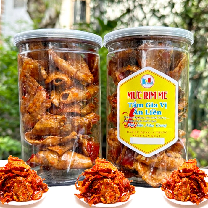 [ Combo 2 Hũ ] Mực Rim Me - Mực Rim Sa tế - Đặc Sản Nha Trang ( Loại ...