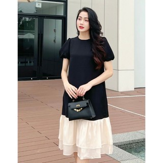 Váy bàu dự tiệc đẹp tay bồng [VB22]