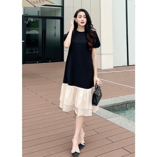 Váy bàu dự tiệc đẹp tay bồng [VB22]