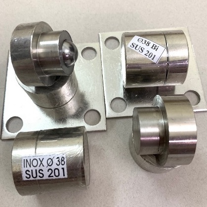 Bộ bản lề cối Inox xịn - Dùng cho cửa cổng 2 cánh, 1 cánh - Chịu lực 400kg - Giao nhanh