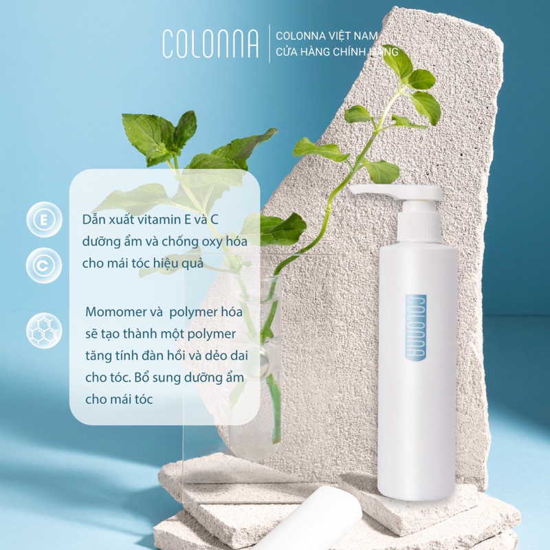 Gel giữ nếp tóc Colonna - Dưỡng tóc xoăn, bóp xoăn sóng hippe, sóng Thượng Hải