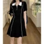 Đầm Kiểu Polo Bigsize Nữ Tay Ngắn,Đầm Thời Trang Big Size Dáng Xòe Chất Vải Mềm Mịn Mặc Mát G93