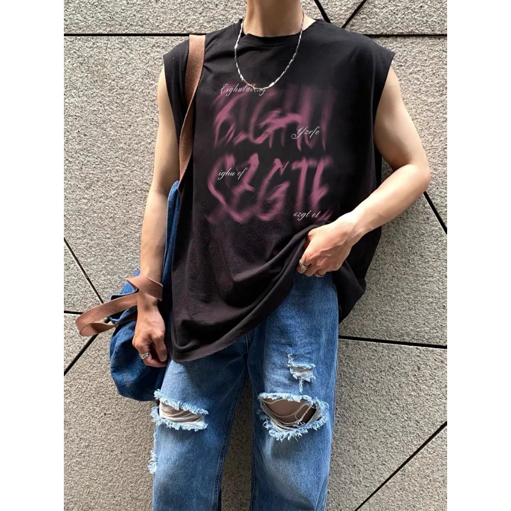 Áo Sát Nách TankTop Ba Lỗ Thể Thao In Họa Tiết In Trame RedLabel Thoáng Mát Cotton Mềm Mịn Unisex TT2