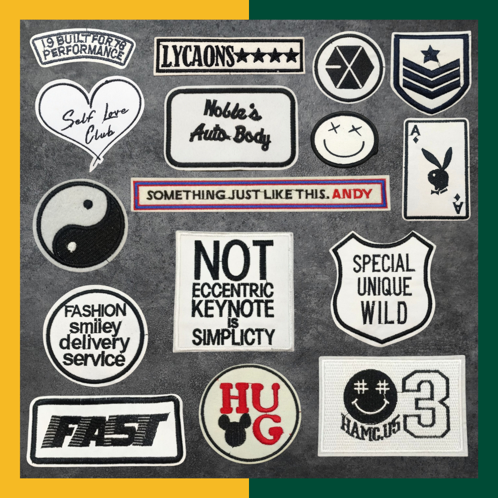 Sticker ủi áo , miếng dán quần áo dùng làm Patch ủi, miếng vá quần áo ...