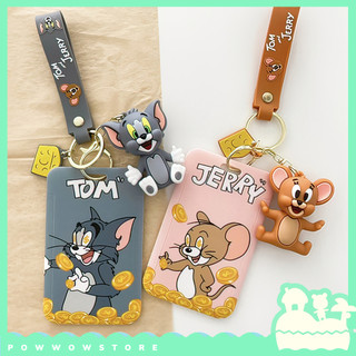 [Sẵn VN] Bao Đựng Thẻ Nhân Viên Dọc Nhựa ABS Phong Cách Nhân Vật Hoạt Hình Chuột Mèo Tom Jerry