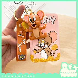 [Sẵn VN] Bao Đựng Thẻ Nhân Viên Dọc Nhựa ABS Phong Cách Nhân Vật Hoạt Hình Chuột Mèo Tom Jerry