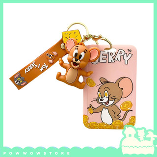 [Sẵn VN] Bao Đựng Thẻ Nhân Viên Dọc Nhựa ABS Phong Cách Nhân Vật Hoạt Hình Chuột Mèo Tom Jerry