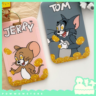 [Sẵn VN] Bao Đựng Thẻ Nhân Viên Dọc Nhựa ABS Phong Cách Nhân Vật Hoạt Hình Chuột Mèo Tom Jerry