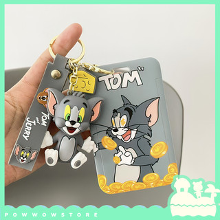 [Sẵn VN] Bao Đựng Thẻ Nhân Viên Dọc Nhựa ABS Phong Cách Nhân Vật Hoạt Hình Chuột Mèo Tom Jerry