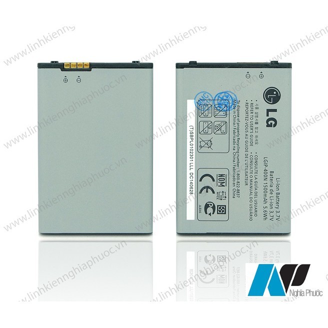 Pin LG LGIP-400N dành cho điện thoại P500 GT540 GX500 | Shopee Việt Nam