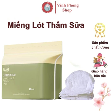 Miếng Lót Thấm Sữa WAI Siêu Thấm Chống Tràn, Miếng Thấm Sữa Cho Mẹ Miếng Dán Thấm Sữa