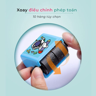 Con lăn phép Tính 2 in 1 Cộng Trừ Nhân Chia mini đơn giản ngẫu nhiên cho bé