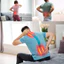 Máy Massage Trị Liệu Lưng, Cổ, Hông, Eo Cao Cấp - Chuyên Sâu Thắt Lưng, Cột Sống - Có điều khiển - Sử dụng pin sạc