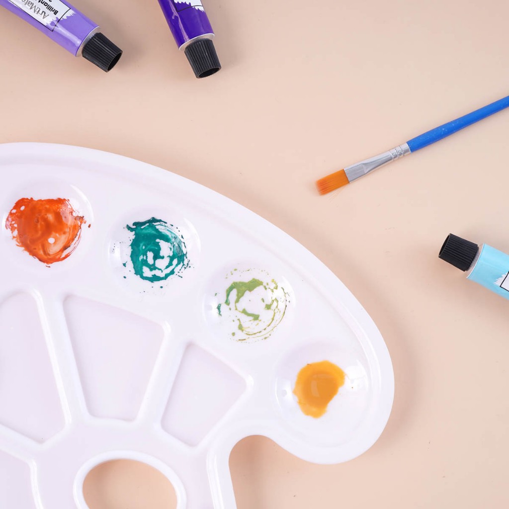 Khay Pha Màu Classmate Palette Trộn Màu Nhiều Hình Dáng Dùng Đựng Pha Trộn Màu Nước, Acrylic AM-PT0001/2/3