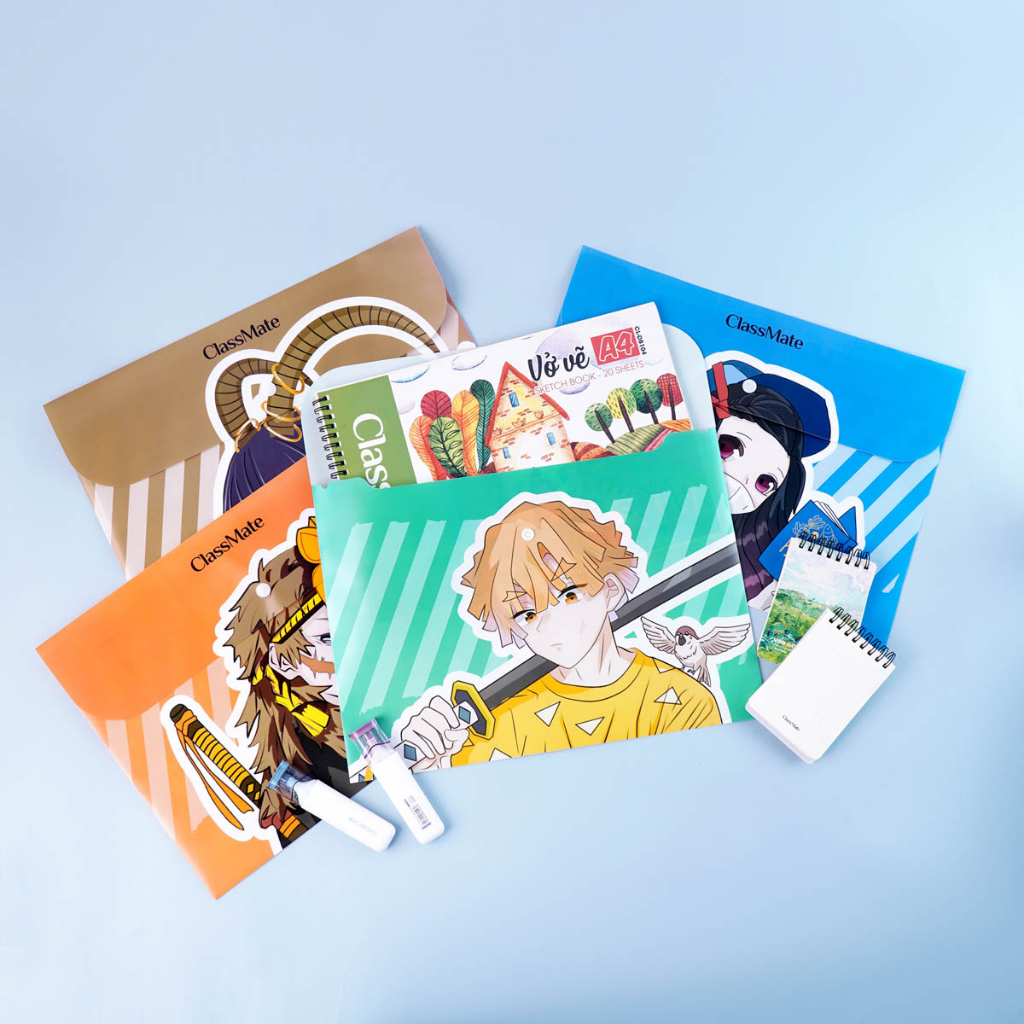 Túi Đựng Tài Liệu Clear Bag CLASSMATE Thiết Kế Zodiac, Cúc Bấm Tiện Lợi, Chất Liệu Nhựa Cao Cấp CBF03 (360x260mm)
