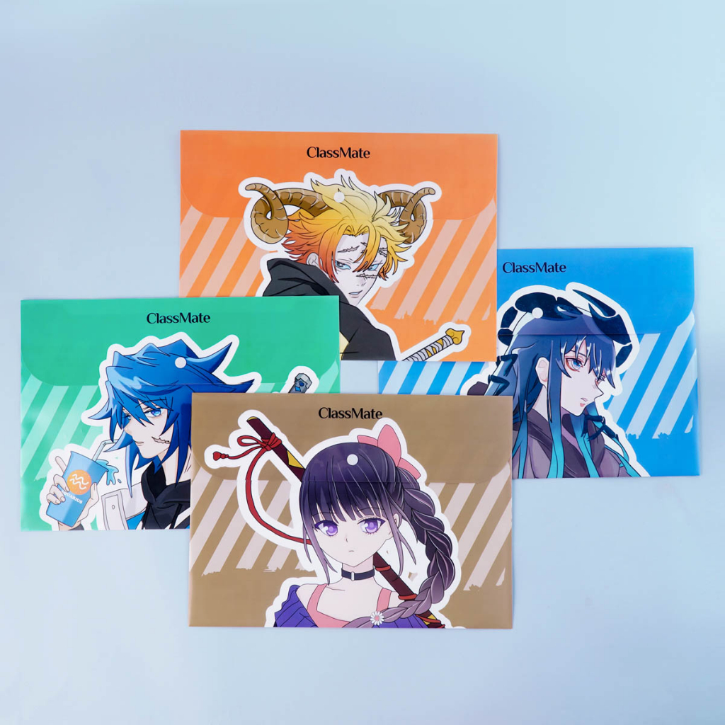 Túi Đựng Tài Liệu Clear Bag CLASSMATE Thiết Kế Zodiac, Cúc Bấm Tiện Lợi, Chất Liệu Nhựa Cao Cấp CBF03 (360x260mm)