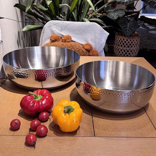 Tô thố size đại chạm khắc kiêm nồi OYATTON [70] 24/28cm, trộn bột, nấu ăn trên bếp từ được O70