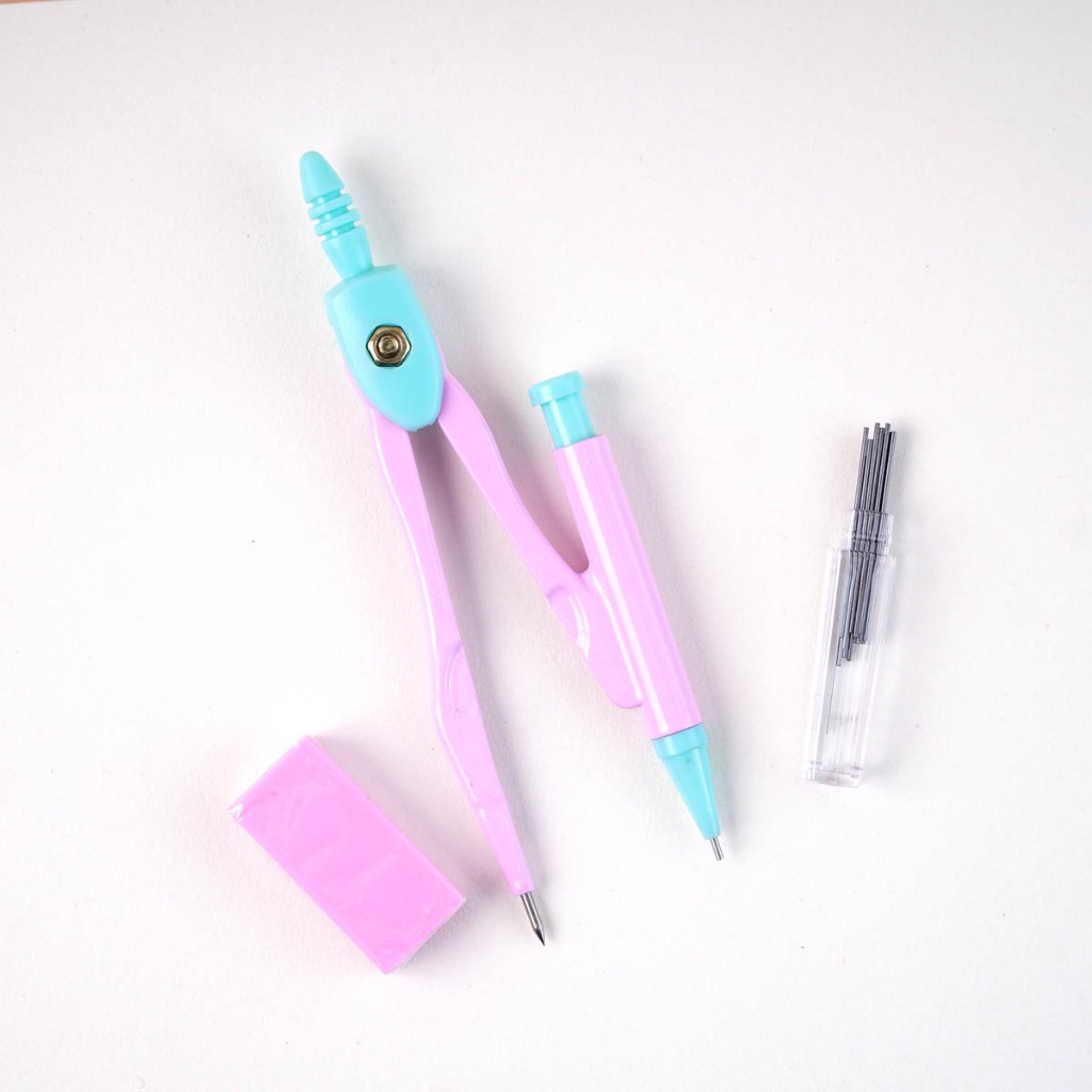 Bộ Dụng Cụ Học Tập 7 Món CLASSMATE Bộ Đồ Dùng Có Compas, Eke, Tẩy, Thước Hình Con Thỏ, Dùng Cho Học Sinh CL-CM218
