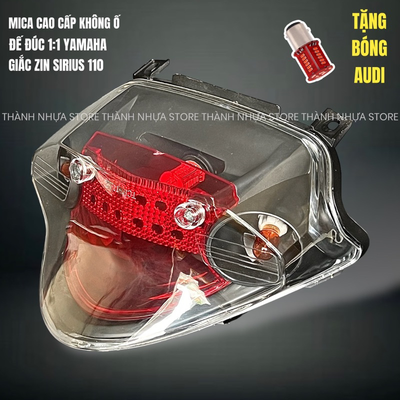 [HÃNG TNS] Đèn hậu Sirius hiệu ứng Audi Stop F1 cao cấp đế đúc đen